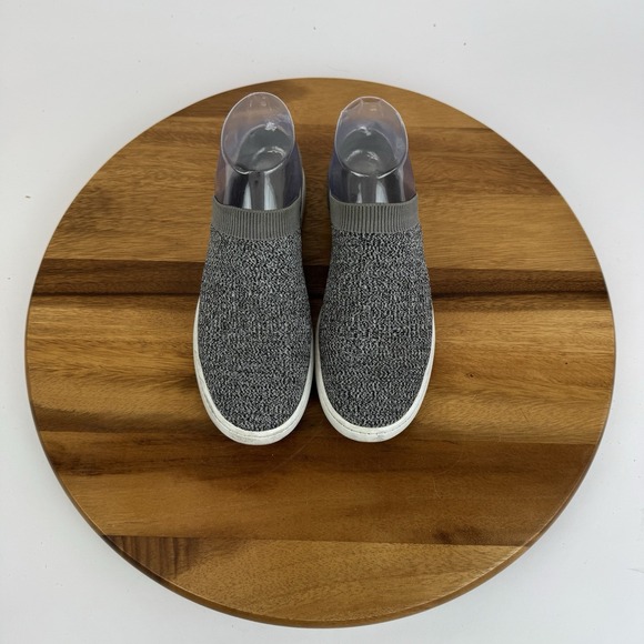 Womens‎ Vince Ventura Gray Knit Slip On Casual Comfort Low Sneakers Shoes Size 6 - Picture 6 of 8